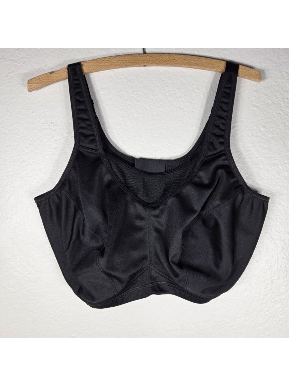 Glamorise 1067 Elite Performance Sports Bra Size 46DD Womens Black